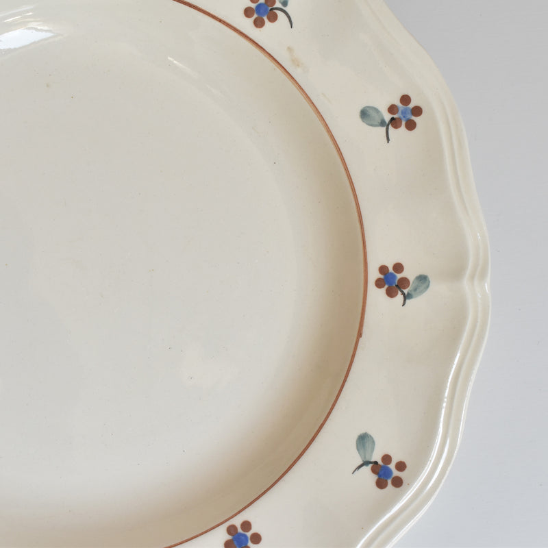 Vintage Deep Plate Digoin & Sarreguemines Arromanches A