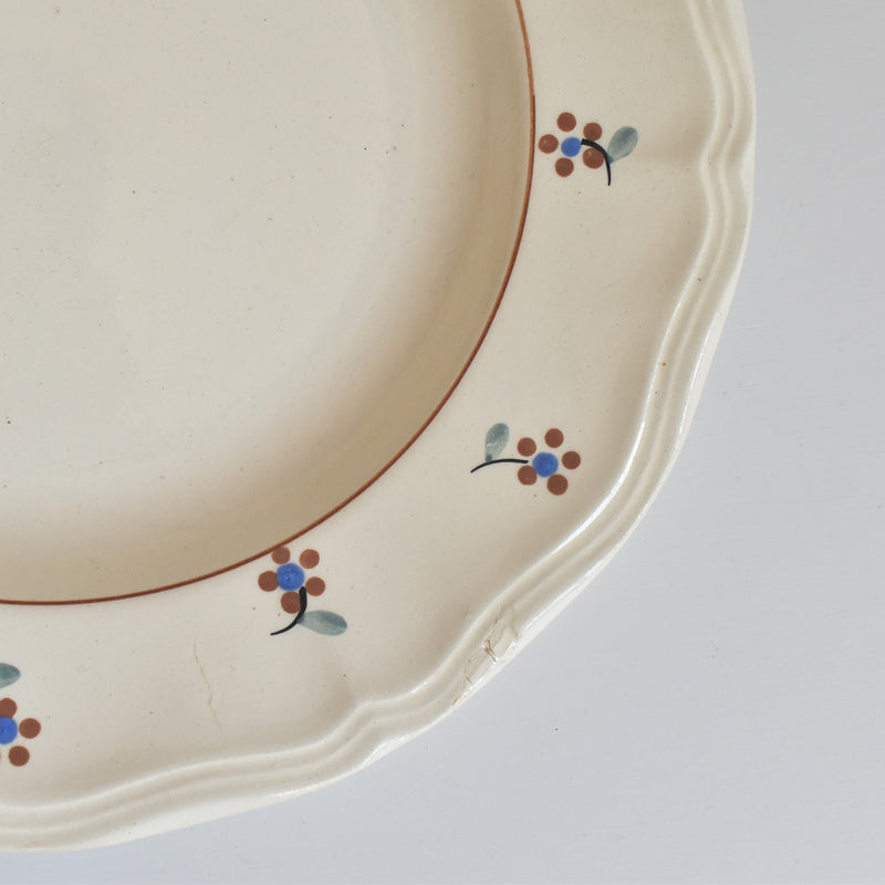 Vintage Deep Plate, Digoin & Sarreguemines, Arromanches B