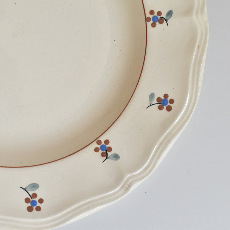 Vintage Deep Plate, Digoin & Sarreguemines, Arromanches B
