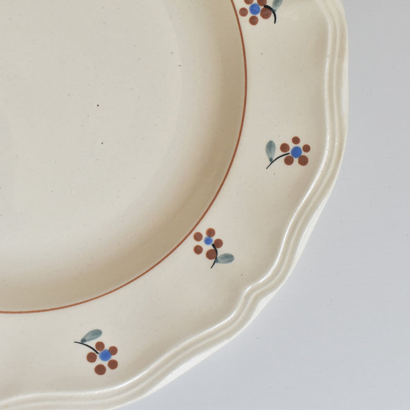 Vintage Deep Plate, Digoin & Sarreguemines, Arromanches B