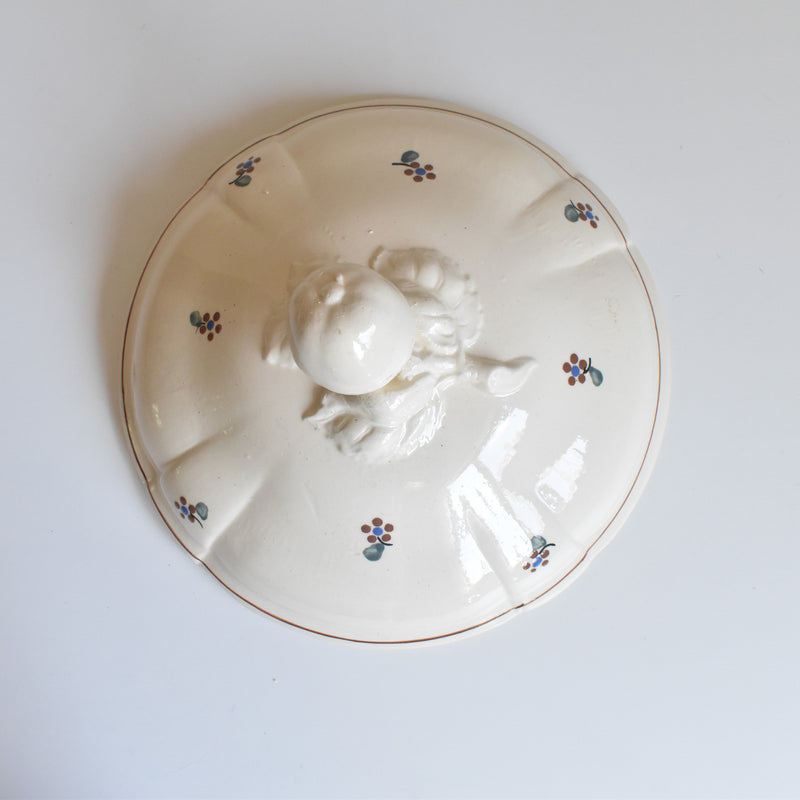 Vintage Soup Tureen Digoin & Sarreguemines Arromanches
