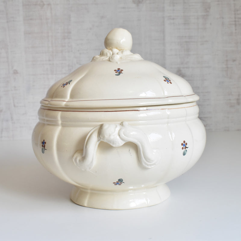 Vintage Soup Tureen Digoin & Sarreguemines Arromanches