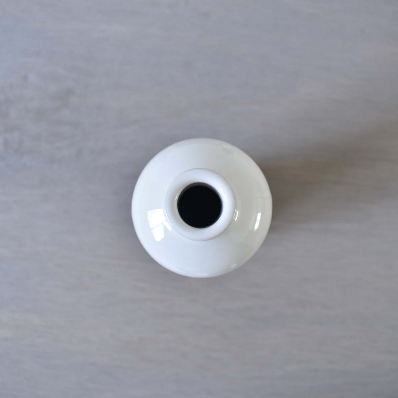 フランス陶器　ディゴワン　オイルボトル　ブラン　真上