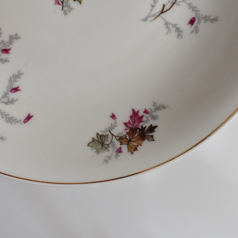 Vintage Footed Plate, Raynaud, Erable