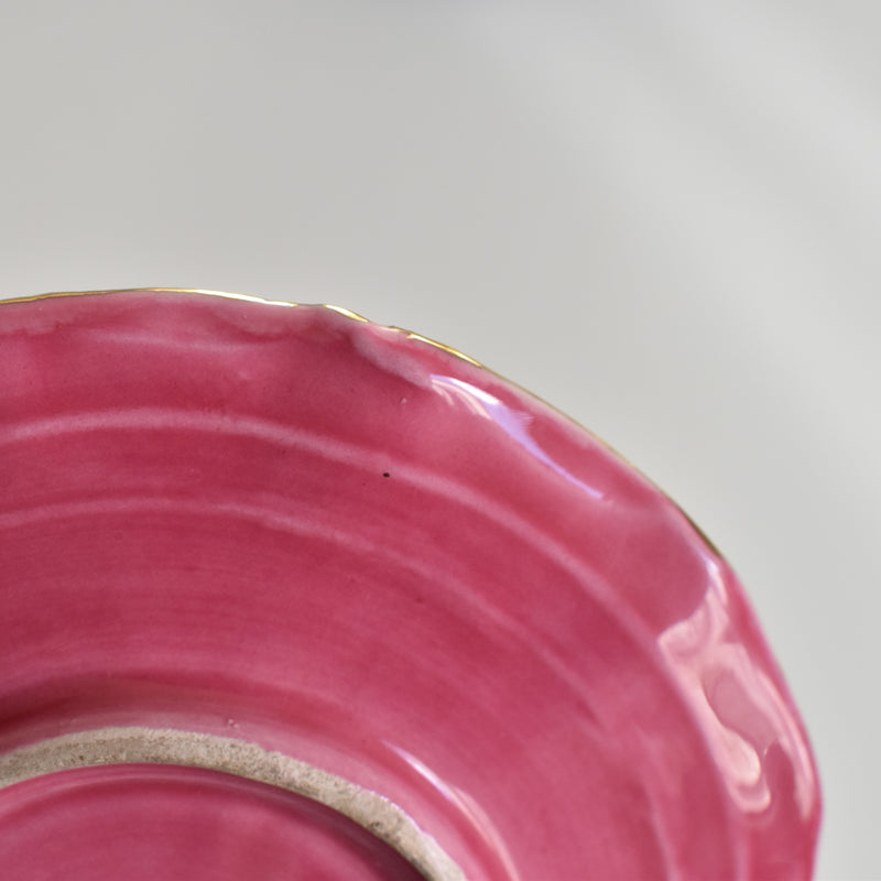 ア.ドラサンヴァル A.Dressinval コーヒーカップ＆ソーサー Pink B