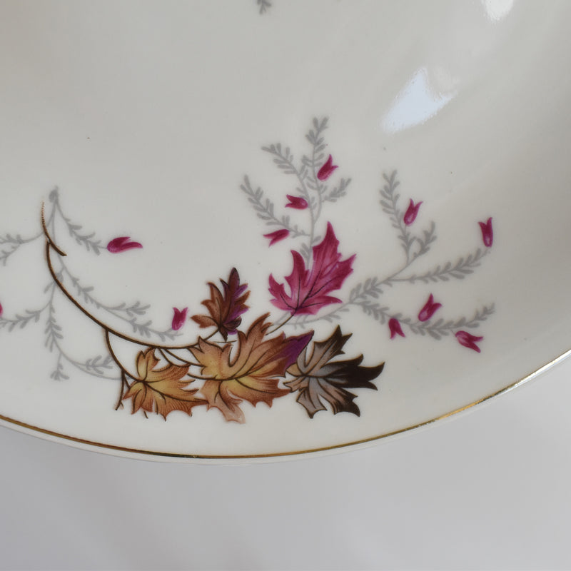 Vintage Footed Plate, Raynaud, Erable
