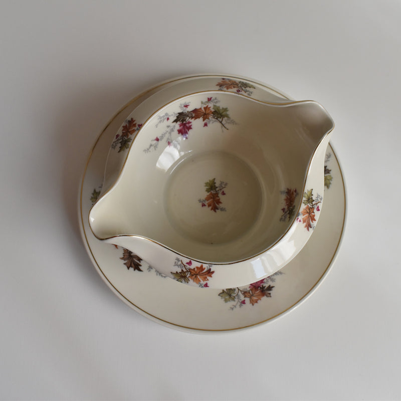 Antique Sauce Boat, Raynaud, Erable