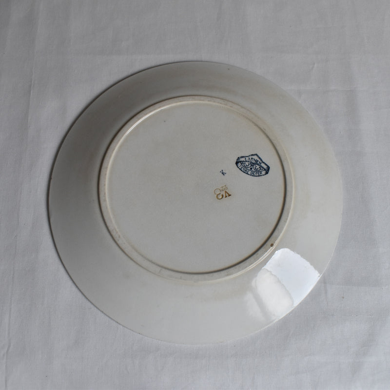 Antique Plate - U&C Sarreguemines "Carmen B"