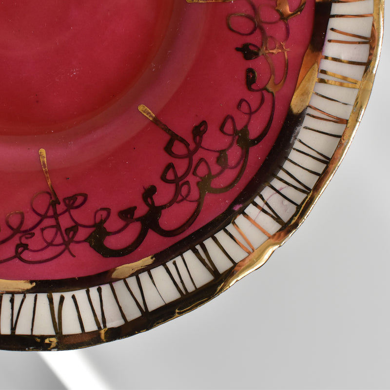 ア.ドラサンヴァル A.Dressinval コーヒーカップ＆ソーサー Pink B