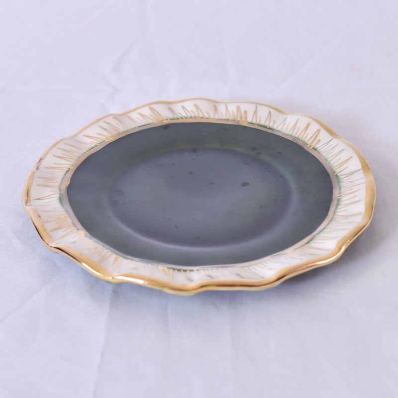 ア.ドラサンヴァル A.Dressinval チョコレートカップ＆ソーサー グリーン