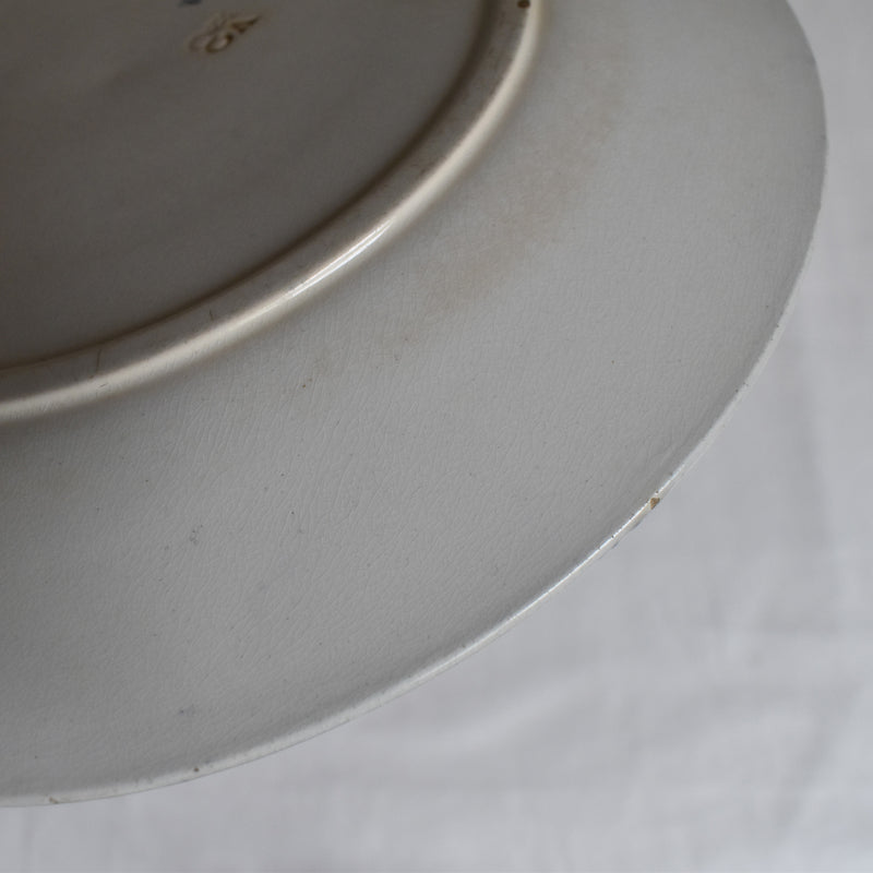 Antique Plate - U&C Sarreguemines "Carmen B"