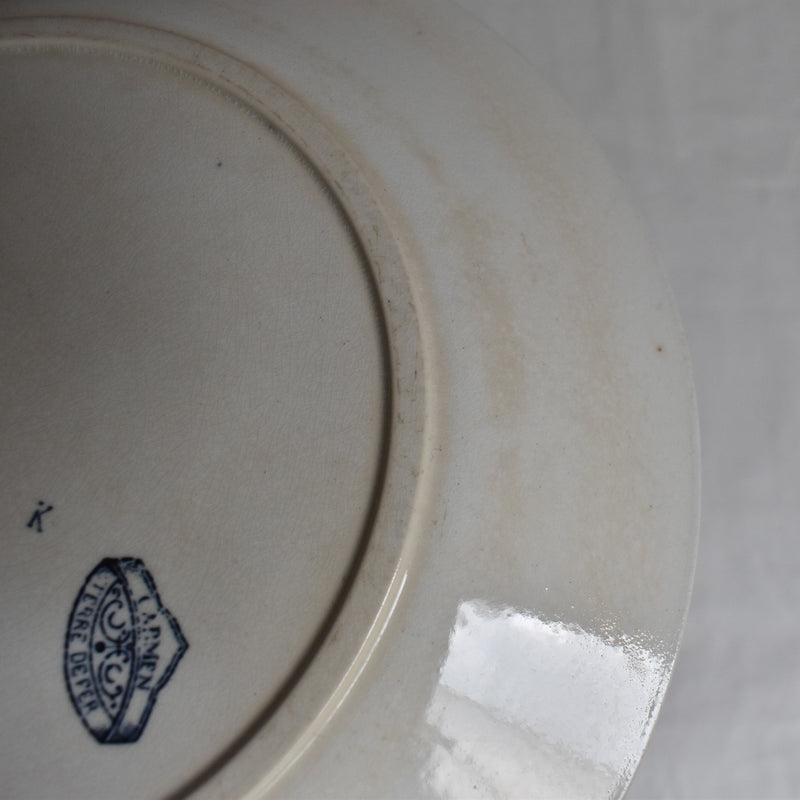 Antique Plate - U&C Sarreguemines "Carmen B"