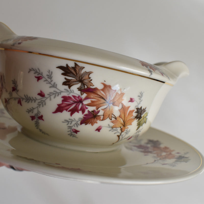 Antique Sauce Boat, Raynaud, Erable