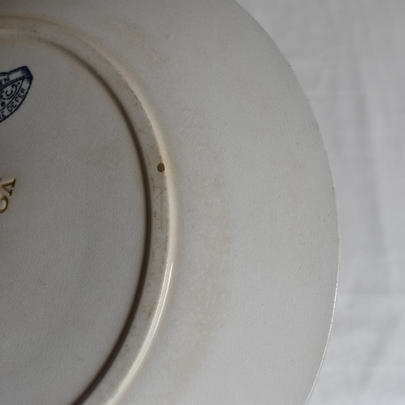 Antique Plate - U&C Sarreguemines "Carmen B"