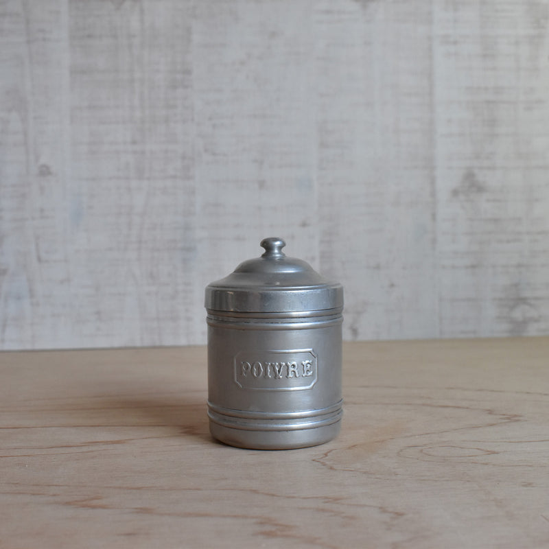 Vintage aluminum storage containers - Set of 6