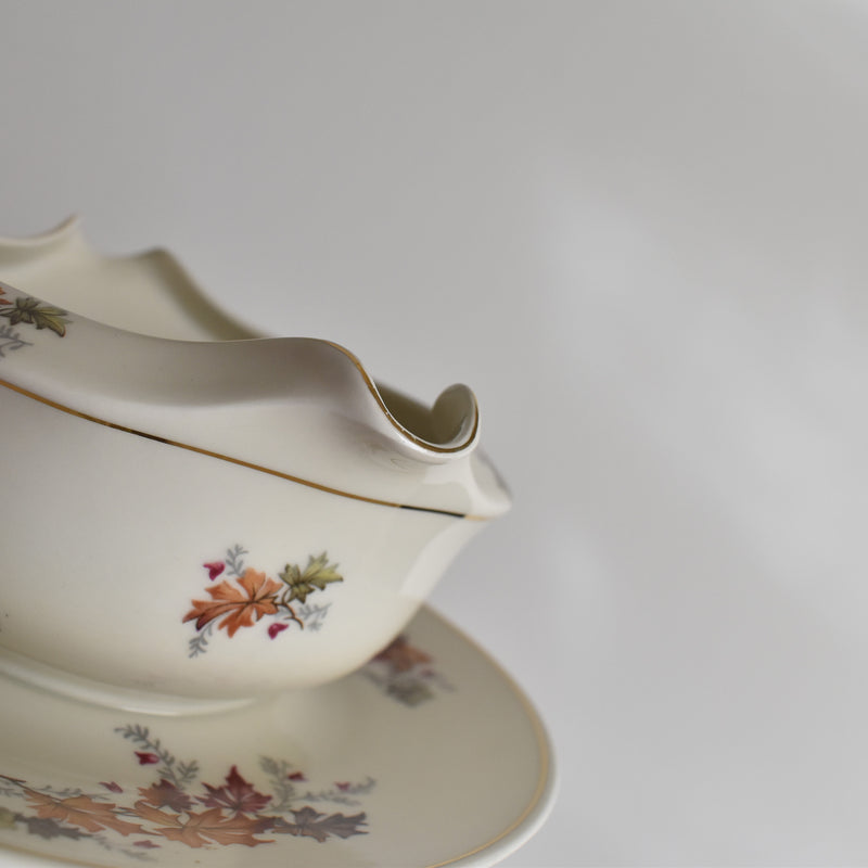 Antique Sauce Boat, Raynaud, Erable