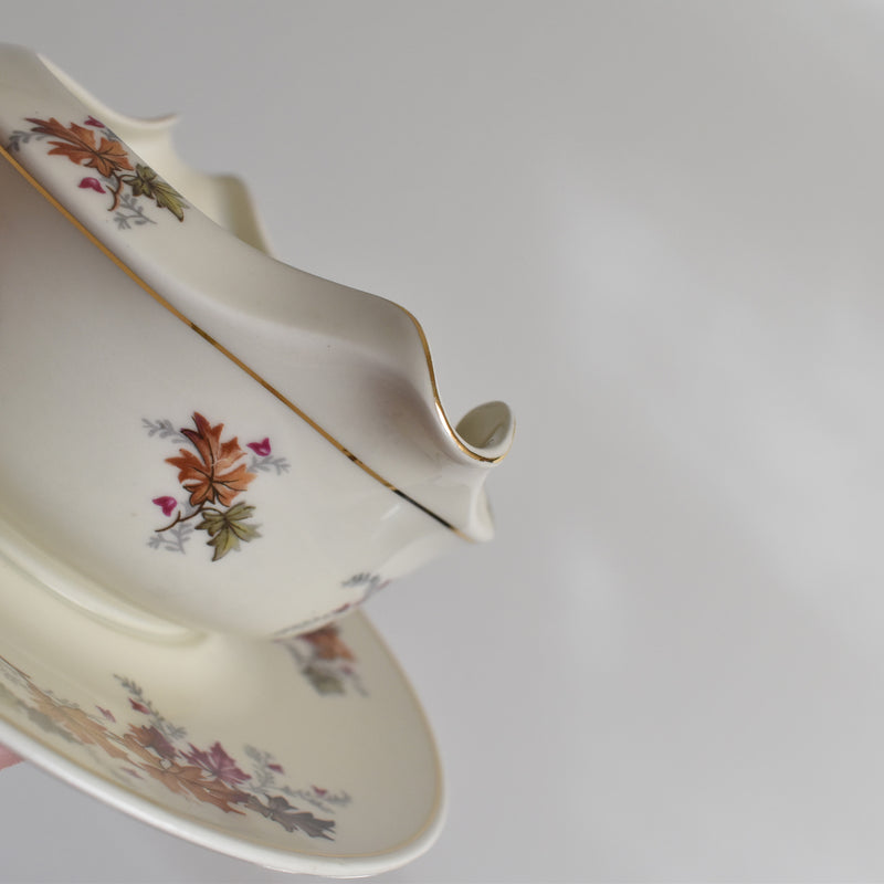 Antique Sauce Boat, Raynaud, Erable