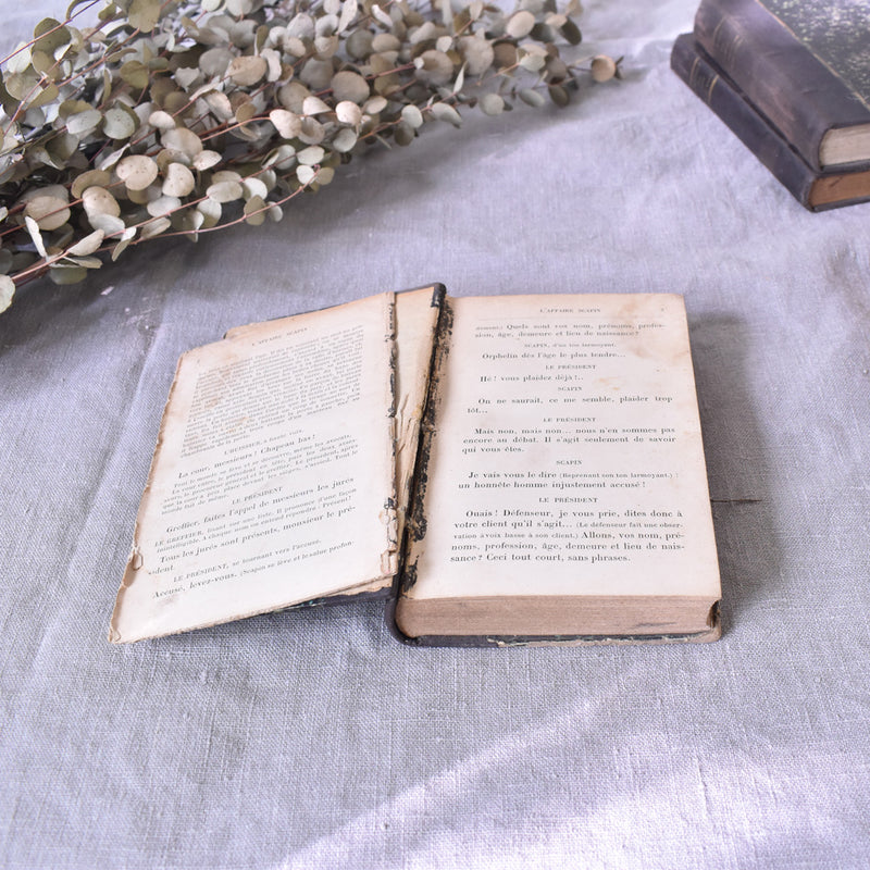 Antique book "L'affaire Scapin"