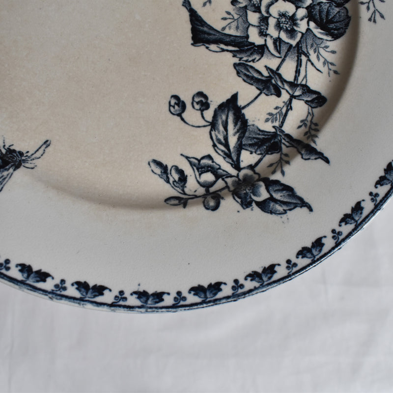 Antique Plate - U&C Sarreguemines "Carmen B"
