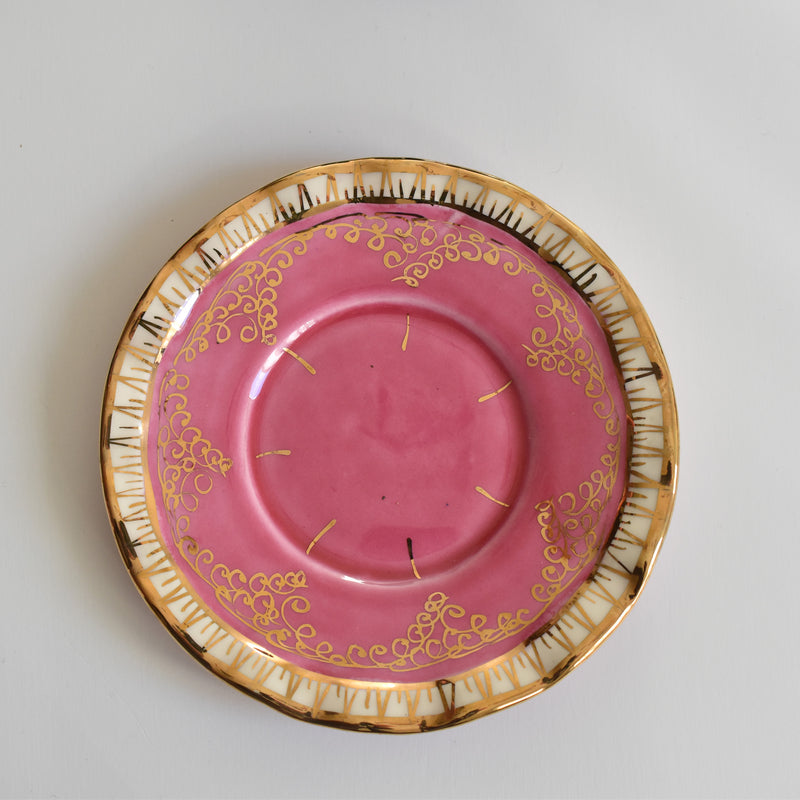 ア.ドラサンヴァル A.Dressinval コーヒーカップ＆ソーサー Pink C