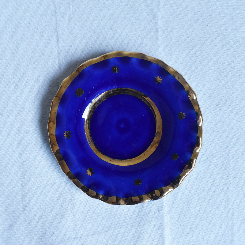 ア.ドラサンヴァル A.Dressinval ミニカップ＆ソーサー 3cm ブルー A