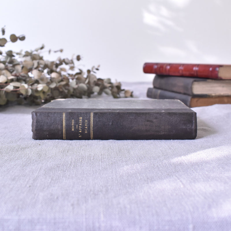 Antique book "L'affaire Scapin"