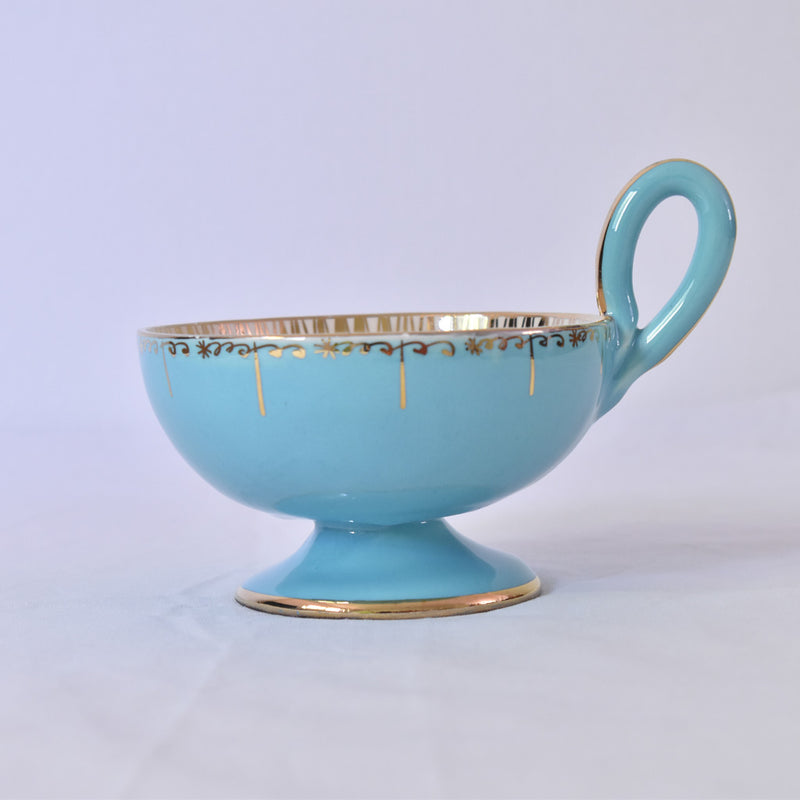 ア.ドラサンヴァル A.Dressinval チョコレートカップ ライトブルー