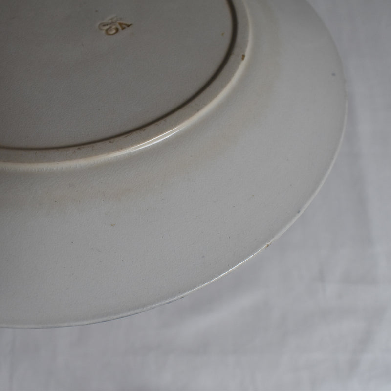 Antique Plate - U&C Sarreguemines Carmen C