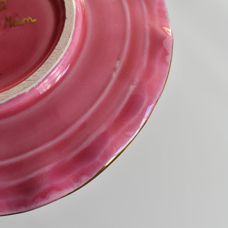 ア.ドラサンヴァル A.Dressinval コーヒーカップ＆ソーサー Pink C