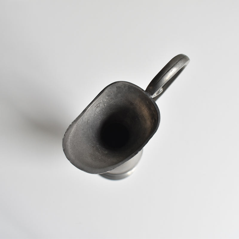 Vintage Pewter Flower Vase 19 cm
