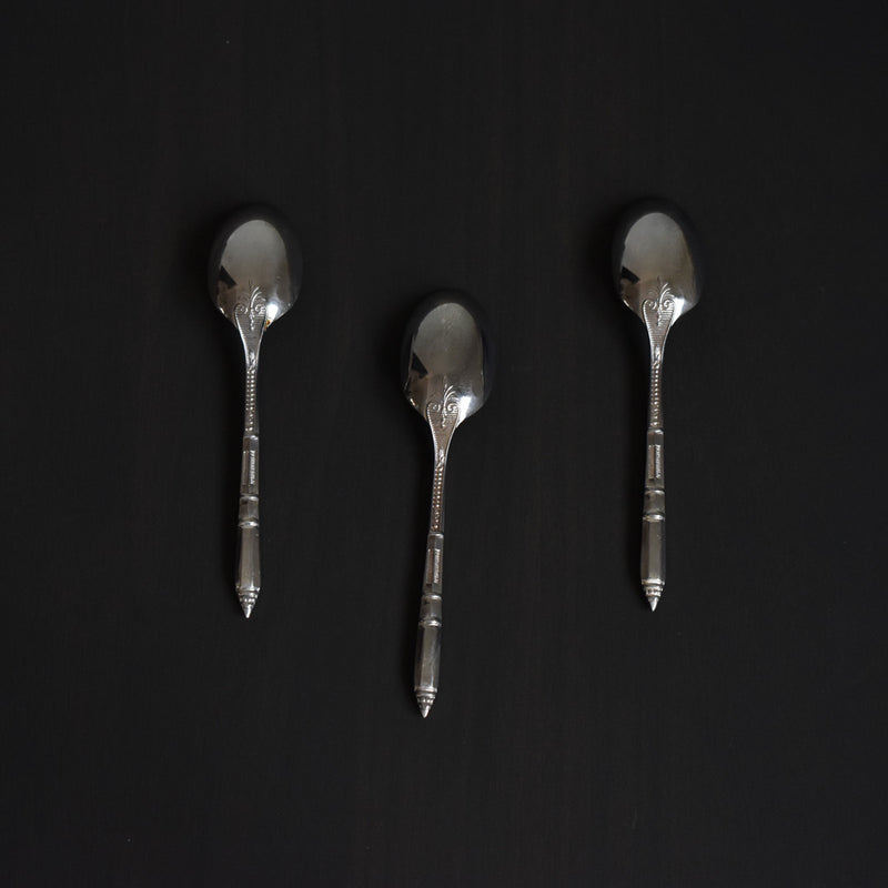 ERCUIS Vintage Mocha Spoons - Set of 3