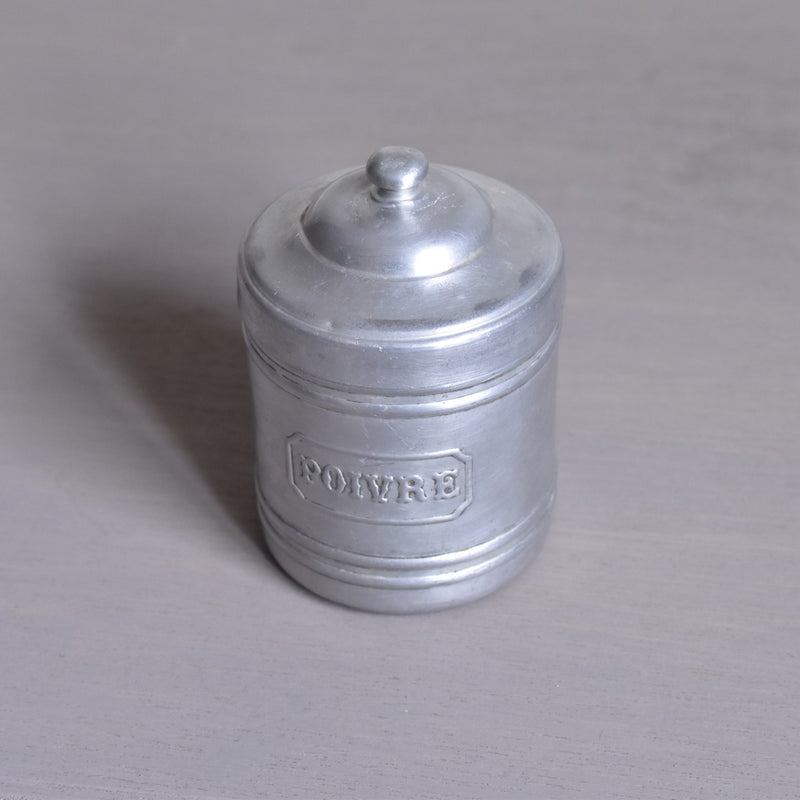 Vintage Aluminum Container - Poivre