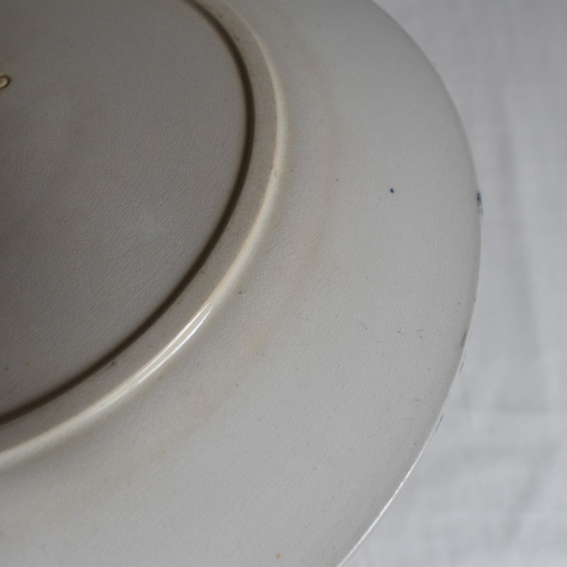 Antique Plate - U&C Sarreguemines Carmen C