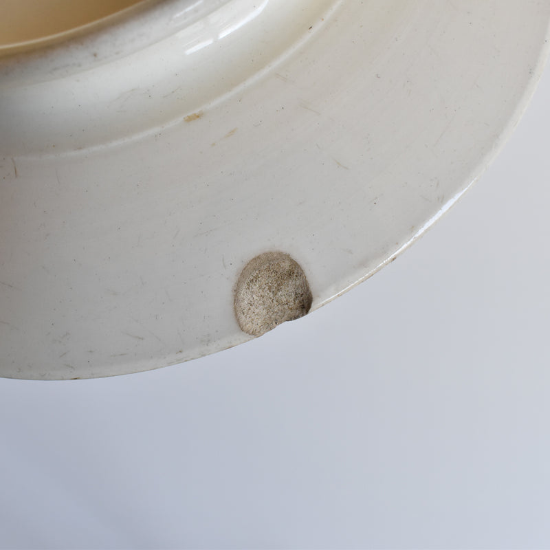 Antique pedestal plate - Badonviller