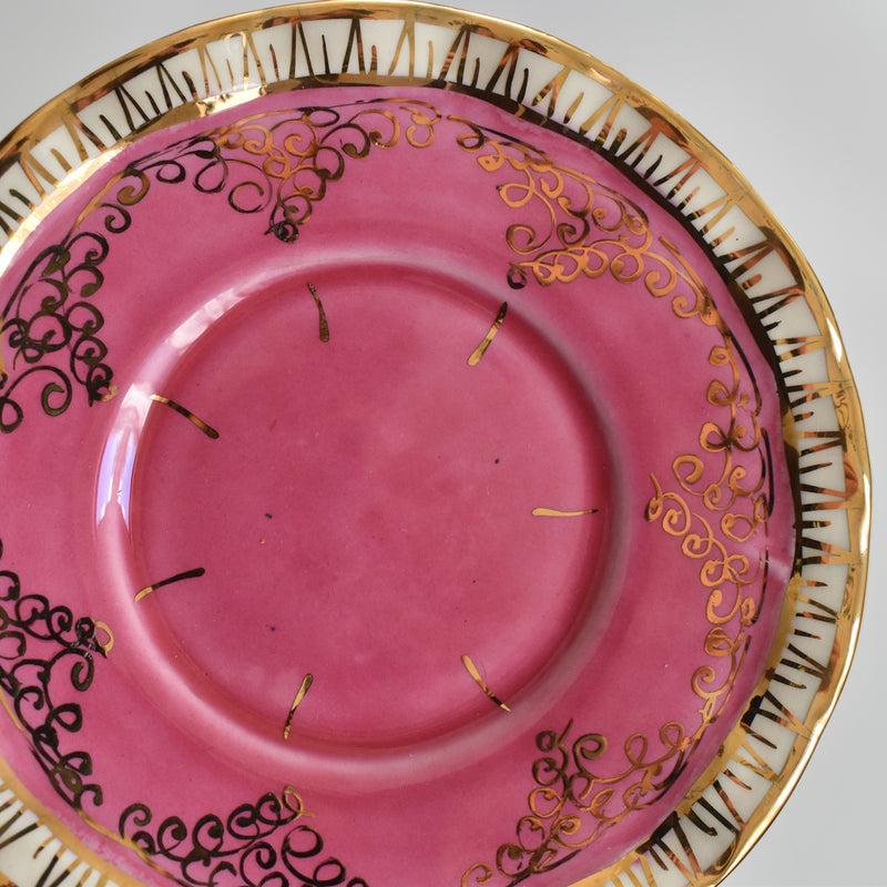 ア.ドラサンヴァル A.Dressinval コーヒーカップ＆ソーサー Pink C