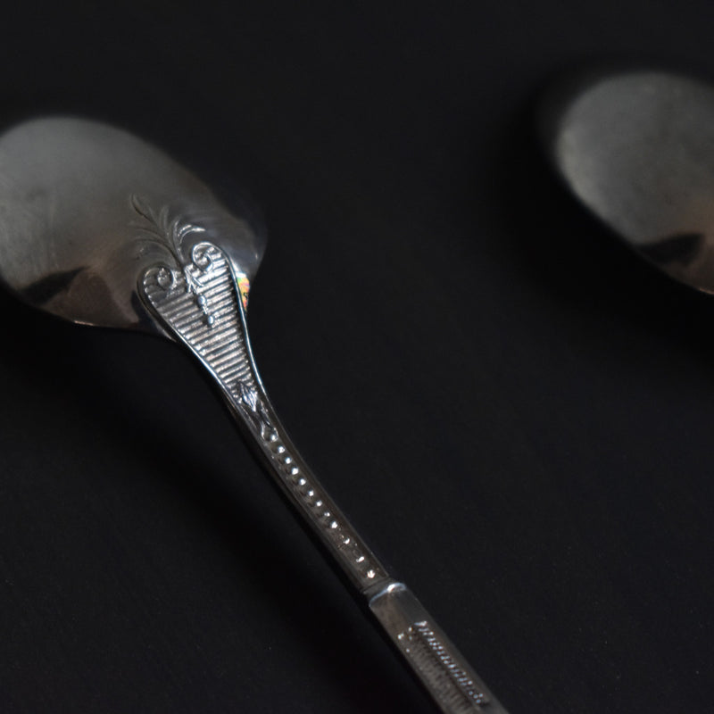 ERCUIS Vintage Mocha Spoons - Set of 3