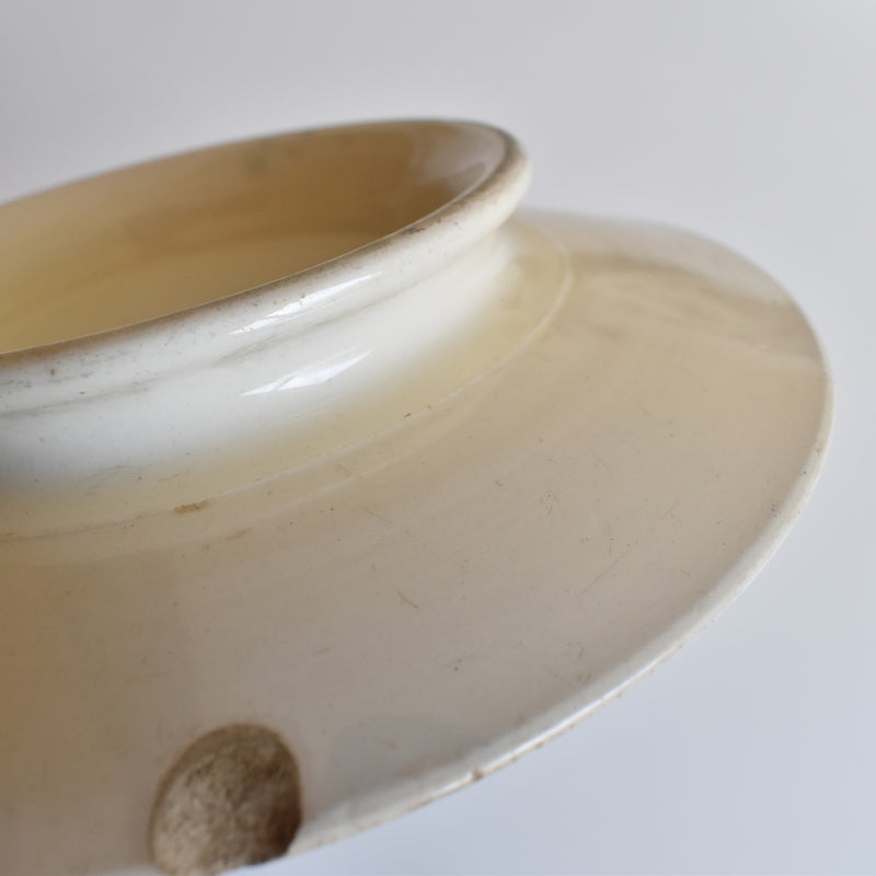 Antique pedestal plate - Badonviller