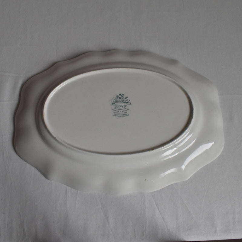 アンティークオーヴァル サービスプレート リュネヴィル　English Style