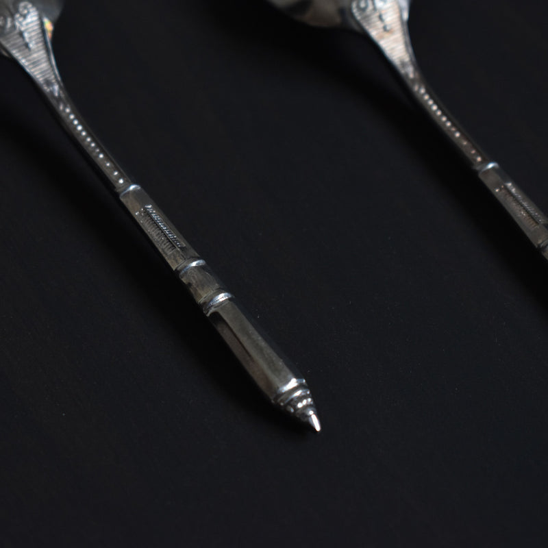 ERCUIS Vintage Mocha Spoons - Set of 3