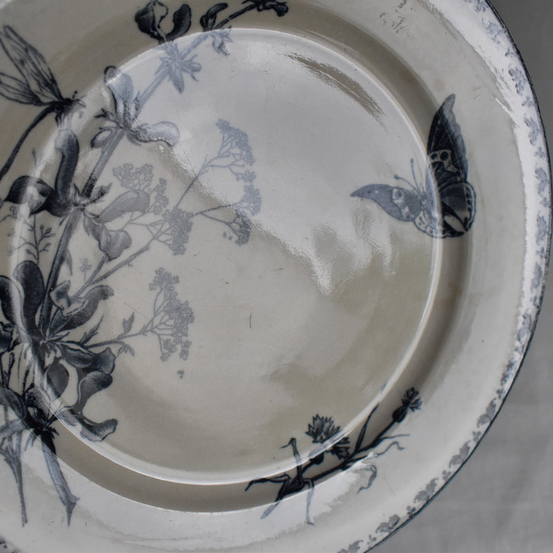 Antique Plate - U&C Sarreguemines Carmen C