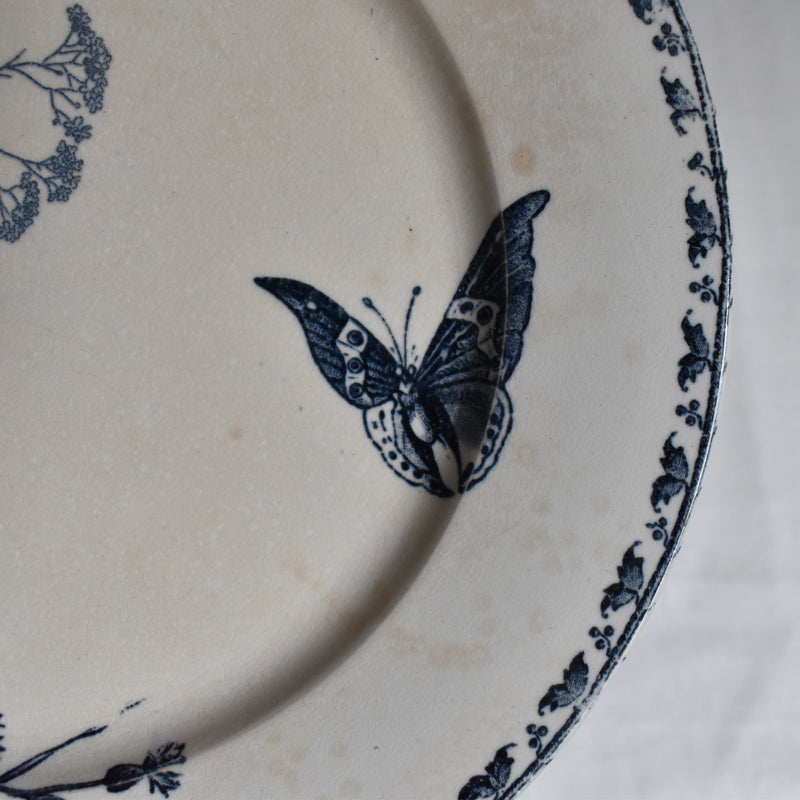 Antique Plate - U&C Sarreguemines Carmen C