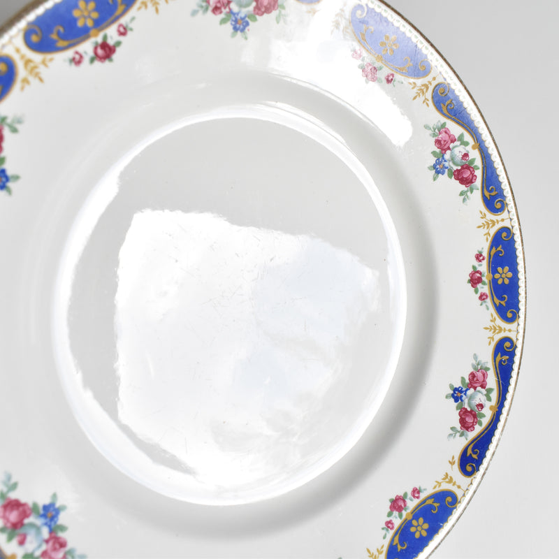 Vintage Plate Moulin des Loups Rose B