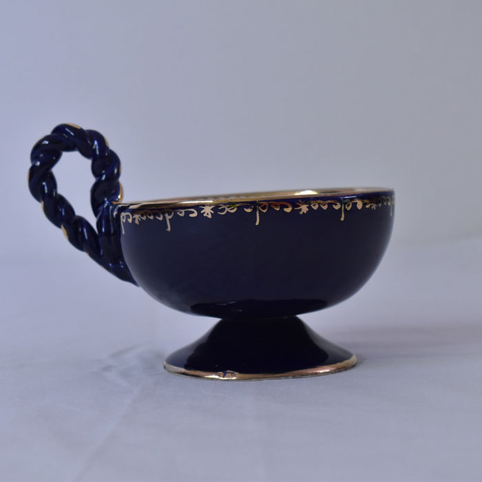 ア.ドラサンヴァル A.Dressinval チョコレートカップ ダークブルー