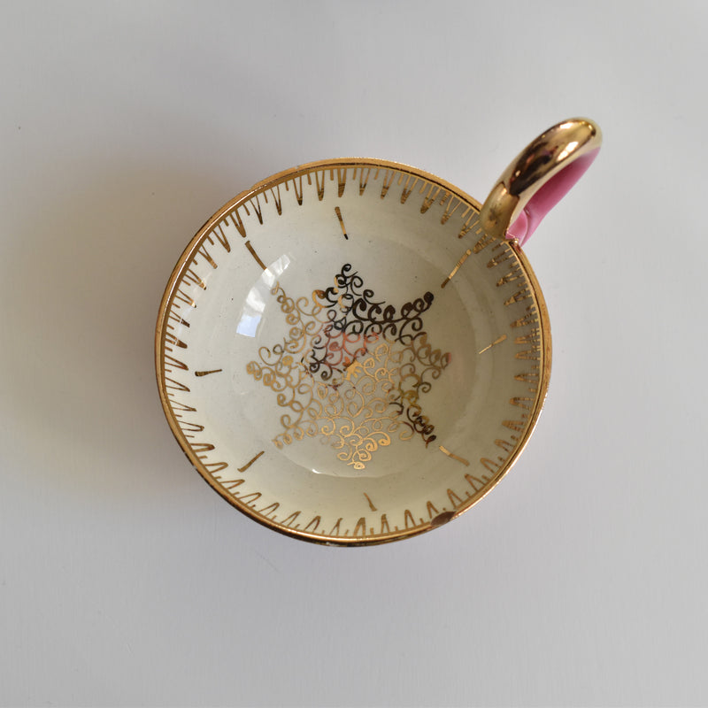 ア.ドラサンヴァル A.Dressinval コーヒーカップ＆ソーサー Pink C