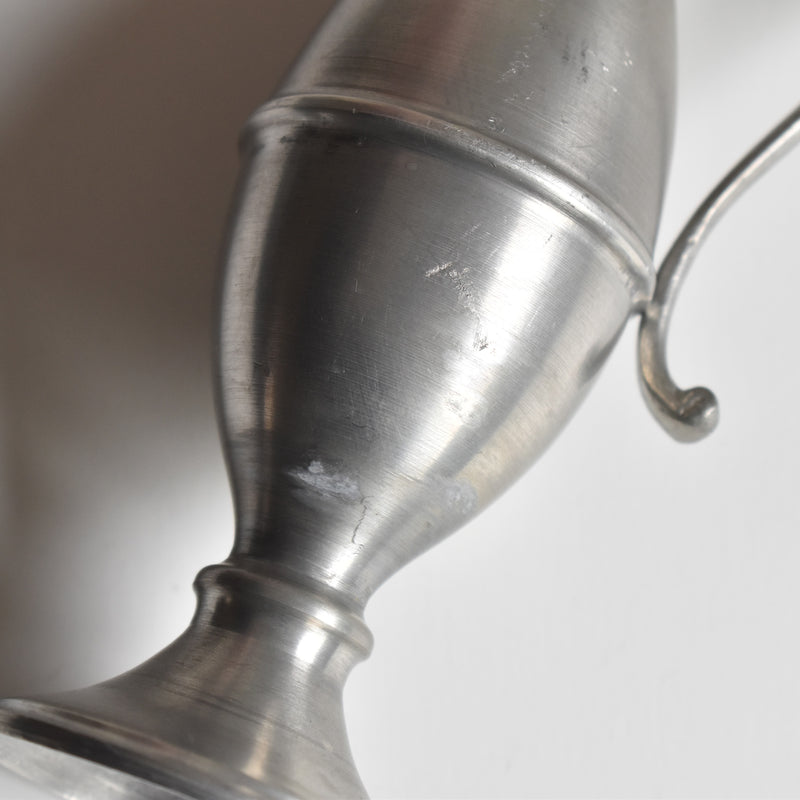 Vintage Pewter Flower Vase 19 cm
