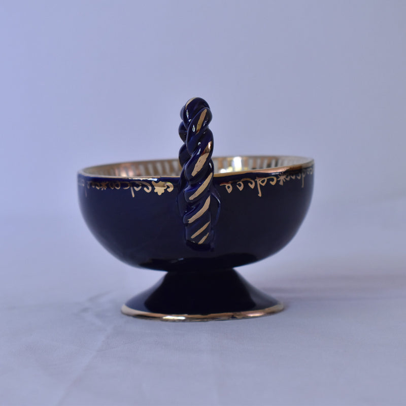 ア.ドラサンヴァル A.Dressinval チョコレートカップ ダークブルー