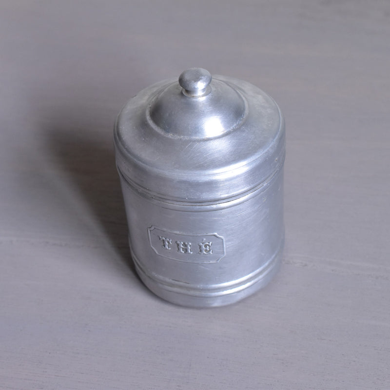 Vintage Aluminum Container - Thé
