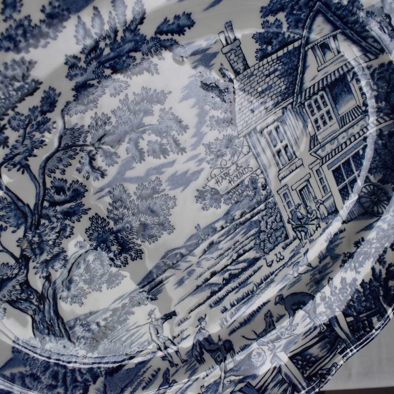 アンティークオーヴァル サービスプレート リュネヴィル　English Style