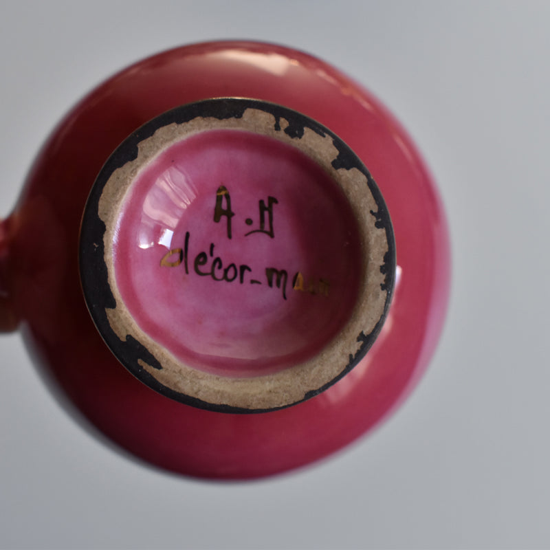 ア.ドラサンヴァル A.Dressinval コーヒーカップ＆ソーサー Pink C