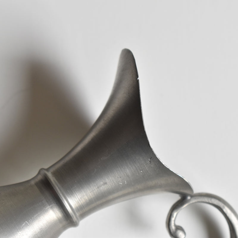 Vintage Pewter Flower Vase 19 cm